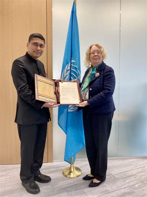 New Permanent Representative Of India Presents Credentials To The