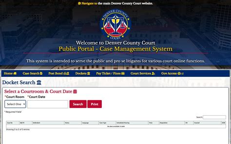 Uncovering The Secrets Of Denver County Court Date Searchindex A Comprehensive Guide