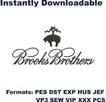 Brooks Brothers Logo Embroidery Designs | Embroidery Khazana