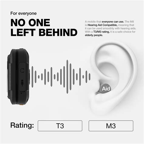 AGM M8 FLIP | 4G Rugged Flip Phone | SOS Side Key | One Click Call