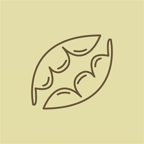 Premium Vector Nut Logo Design Concept Template Food Logo Design Nut