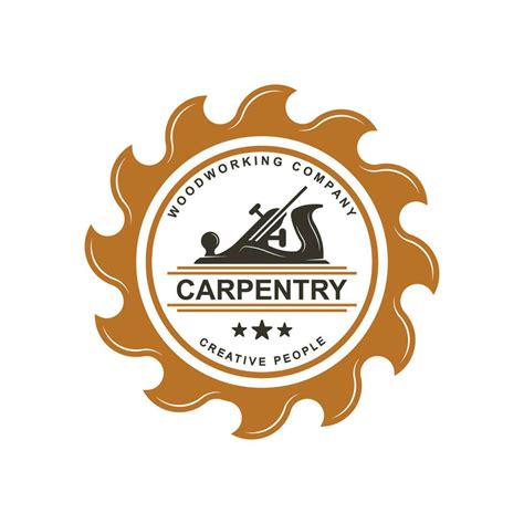 Vintage wood carpentry logo vector 25783720 Vector Art at Vecteezy