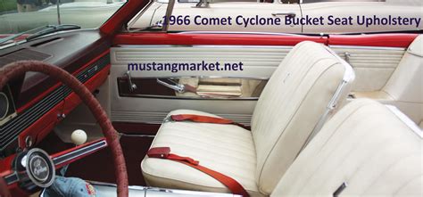 1966 Comet Cyclone Bucket Seat Upholstery