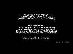 Stacy Bloom Testing The Handmade Impaler Size L With Additional Anal Fisting Twt051 Xxx