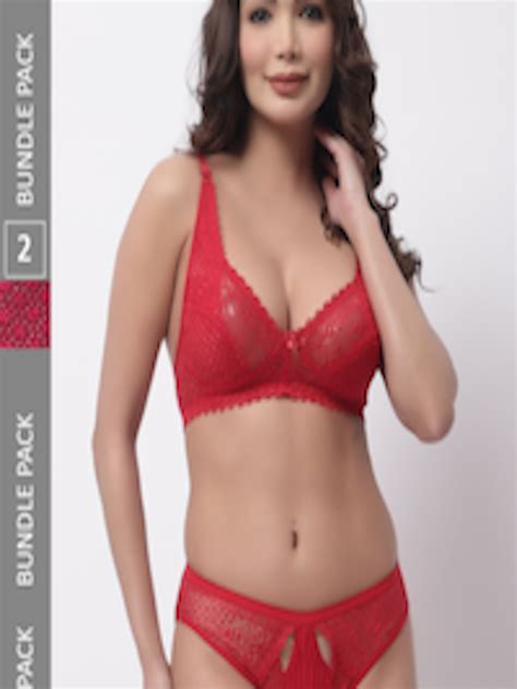 Buy GRACIT Women Pack Of 2 Self Design Lingerie Set Lingerie Set For Women 21888834 Myntra
