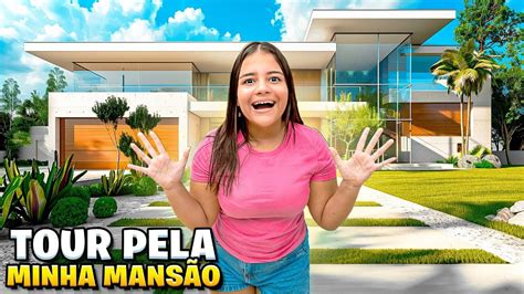 TOUR PELA MINHA MANSÃO descobrimos um quarto secreto YouTube