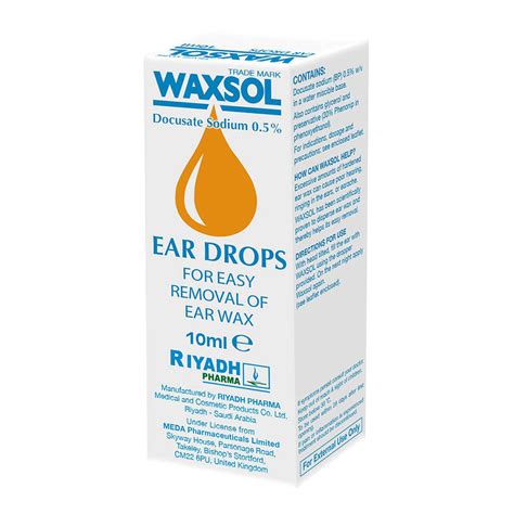 Waxsol Ear Drops 10 Ml Pharmazone