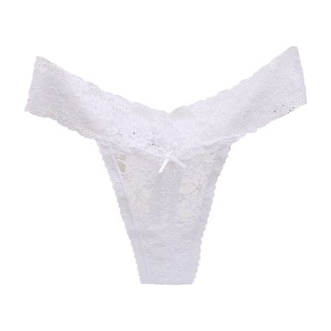 Verpetridure Women S Bikini Brief Underwear Thongs For Women Panties Women Sexy Lace See Through