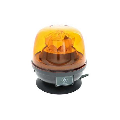 Gyrophare LED magnétique 12V sans fil Batterie Li ion