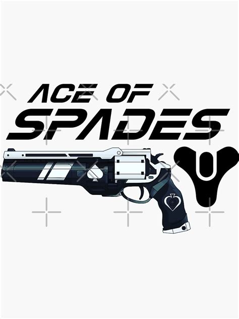 Destiny 2 Cayde 6 Ace Of Spades Sticker For Sale By Elonmuskdesigns