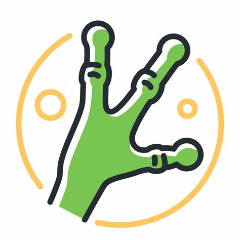 Alien Hand Extraterrestrial Monster Space Icon Download On Iconfinder