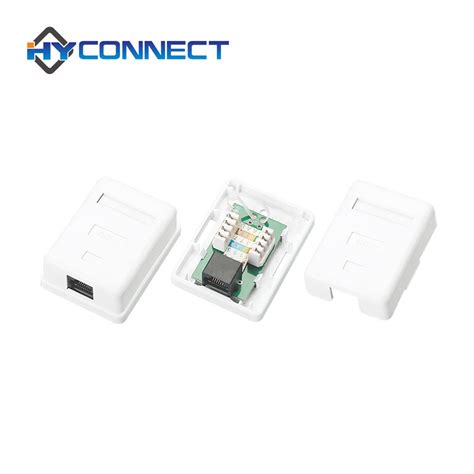 Cat. 5e Mounting Box 1 Port - China RJ45 Surface Box and Mounting Box