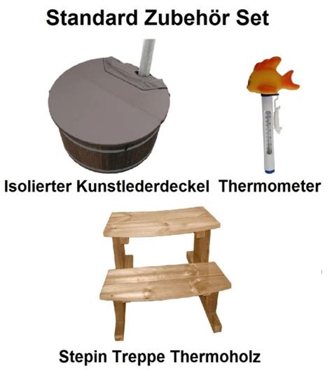 Holz Badezuber Woody L Thermoholz F R Hot Pott