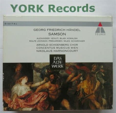 HANDEL Samson HARNONCOURT ALEXANDER VENUTI BLASI Ex 2 CD Set