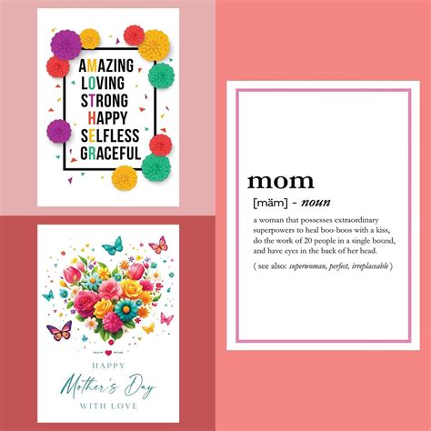 Mothers Day Printables Cards Free 2025