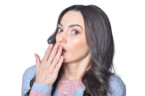 Jeune Femme De Beau Brunette Photo Stock Image Du Bien Premier 86377778