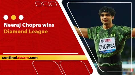 Neeraj Chopra Wins Diamond League Youtube