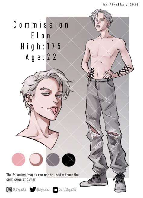 Commission (reference sheet) by AlyaSska on DeviantArt