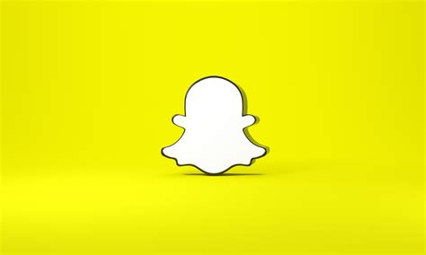 snapchat logo  space  text  graphics yellow background