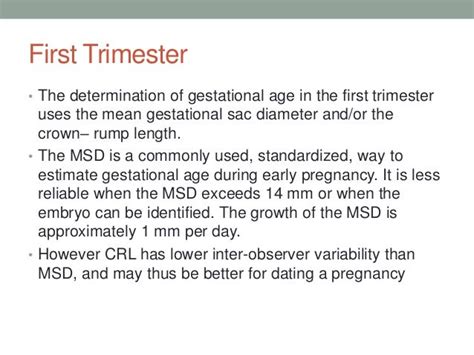 Determination Of Gestational Age Revised Copy