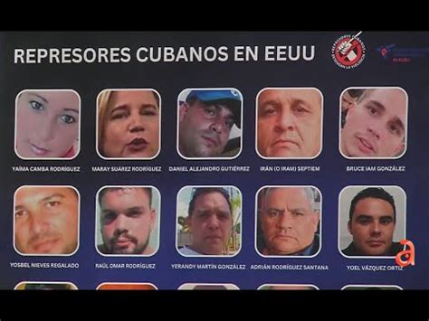 Revelan en Miami la identidad de 20 represores del régimen cubano