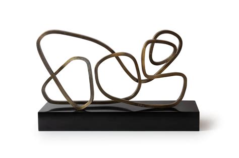 Gidon Bing Studio Brass Sculpture Large Reclining Nude GOOD FORM