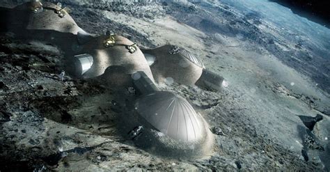 ESA and architects team up to design method of 3D-printing lunar bases ...