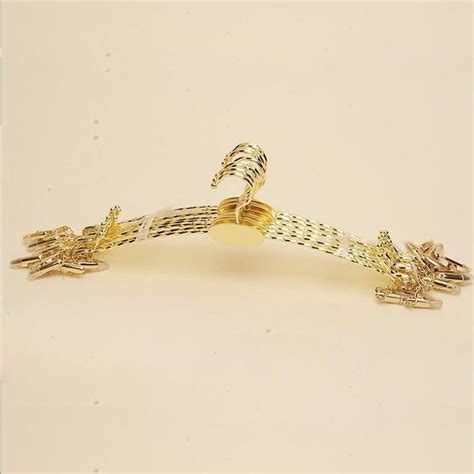 Kit 5 Peças Cabide Metal Lingerie Ouro Roupas Íntimas sutiã Parcelamento sem juros