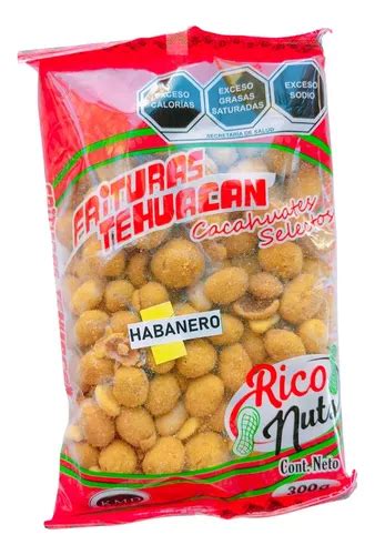 Cacahuate Hot Nut Japones Habanero G Frituras Tehuacan Mercadolibre