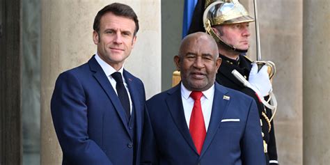 Mayotte Emmanuel Macron Received The Comorian President Amid Tensions