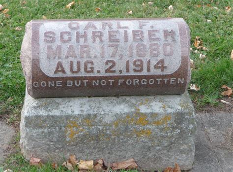 Charles F “Carl” Schreiber (1880-1914) - Find a Grave Memorial
