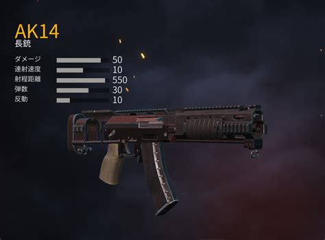 AK14のの特徴と性能 | 荒野行動研究所