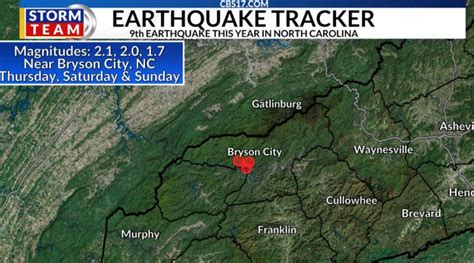 3rd Earthquake In 3 Days Rattles North Carolina Mountains Near Tenn Border