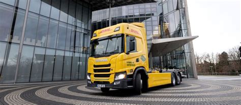 Scania и Dhl ще тестват електрически камион с удължен пробег захранван