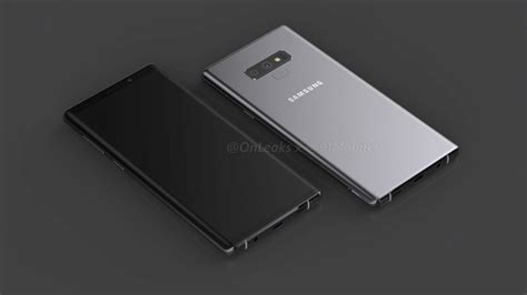 Samsung Galaxy Note 9 Premier Rendu Détaillé Du Smartphone