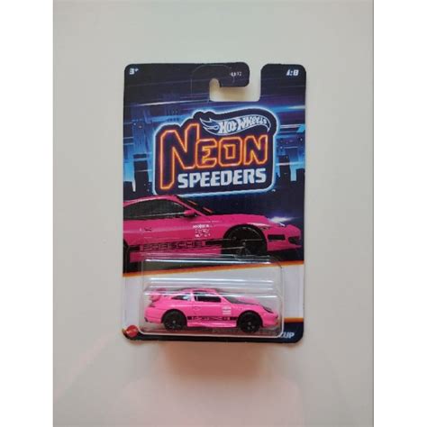 Jual Hot Wheels Porsche Gt Cup Pink Neon Speeders Shopee Indonesia