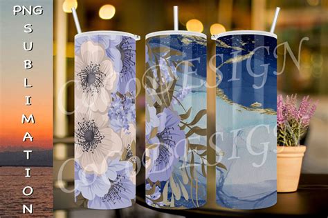 Oz Tumbler Flower Graphic By Cocodesign Creative Fabrica