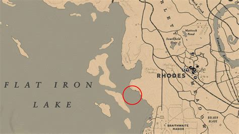 Red Dead Redemption 2 Legendary Fish Map