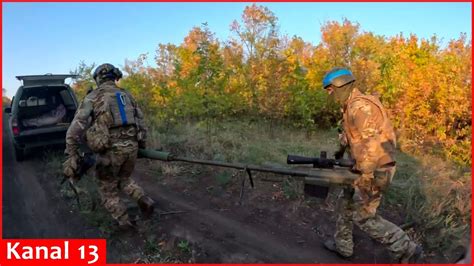 Ukrainian Fighters Hunting Invaders With Snipex Alligator Sniper In
