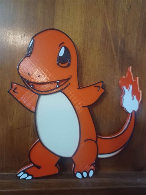 Charmander Pumpkin Stencil