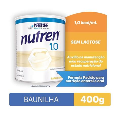 NUTREN 1 0 BAUNILHA 400G Medic Nutre