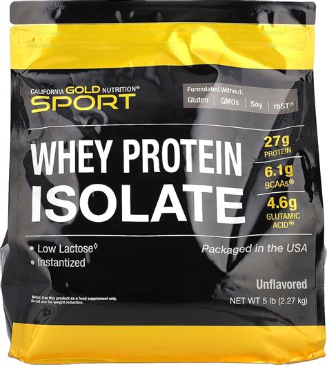 California Gold Nutrition Sport Whey Protein Isolate Unflavored