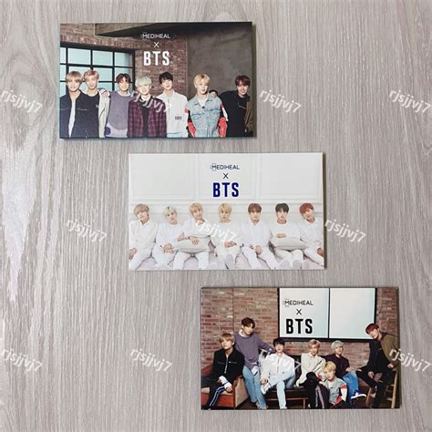 Mediheal X Bts Official Postcards Pcs Set Shopee Malaysia