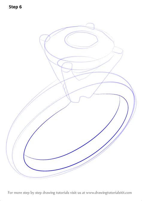 Learn How To Draw A Diamond Ring Jewellery Step By Step Drawing