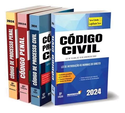 Box Livros C Digo Civil C Digo De Processo Civil C Digo