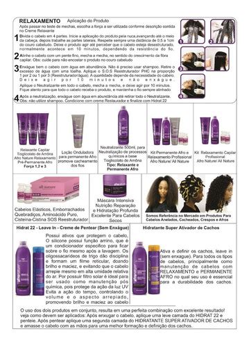 Cachear Cabelo Kit Para Fazer Permanente Afro All Nature