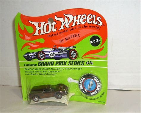 Vintage Mattel Hot Wheels Redline Ford J Car Brown Moc