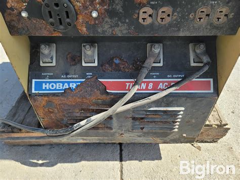 Hobart Titan 8000 Watts Generator AC DC Arc Welder BigIron Auctions