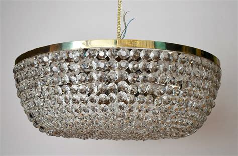 Crystal Glass Drum Ceiling Light From Bakalowits And Söhne 1960s For Sale At Pamono