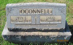 Sarah Gallagher O Connell Monumento Find A Grave